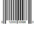 Barcode Image for UPC code 012000009860