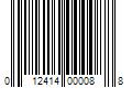 Barcode Image for UPC code 012414000088