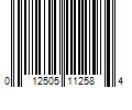 Barcode Image for UPC code 012505112584. Product Name: Electrolux Frigidaire FFBD1821MW - Dishwasher - built-in - Niche - width: 17.6 in - depth: 24 in - height: 32.5 in - white
