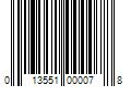 Barcode Image for UPC code 013551000078