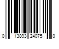 Barcode Image for UPC code 013893240750. Product Name: Hurricane Saltwater Jig Head 3/8 Oz.  Fishing Jigs