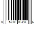 Barcode Image for UPC code 014000004586
