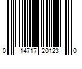 Barcode Image for UPC code 014717201230. Product Name: Camco Solid Brass Water  Y  Valve | Metal | Multicolor (20123)