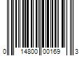 Barcode Image for UPC code 014800001693. Product Name: Motts Mott s Single Applesauce Pouch  3.2 oz Pouch