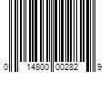 Barcode Image for UPC code 014800002829. Product Name: Mott s LLP Mott s Applesauce  3.2 oz  12 Count Clear Pouches