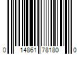 Barcode Image for UPC code 014861781800