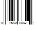 Barcode Image for UPC code 016000188921. Product Name: GENERAL MILLS SALES INC. Nature Valley Soft-Baked Muffin Bars  Chocolate Chip  Snack Bars  5 Bars  6.2 OZ