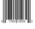 Barcode Image for UPC code 017800150392. Product Name: NestlÃ© Purina PetCare Company Purina Kit & Kaboodle Dry Cat Food  Original  3.15 lb. Bag