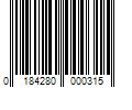 Barcode Image for UPC code 0184280000315. Product Name: Standlee Premium Western Forage Premium Timothy Grass Chopped Hay Horse Feed, 25 lb.