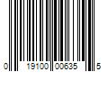 Barcode Image for UPC code 019100006355