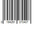 Barcode Image for UPC code 0194251070407. Product Name: NARS Light Reflecting Advanced Skincare Foundation, Size: 1 FL Oz, Beig/Green