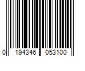 Barcode Image for UPC code 0194346053100. Product Name: Edgewell Personal Care Equate 5 Blade Refills with Trimmer  4 Count
