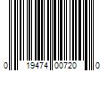 Barcode Image for UPC code 019474007200