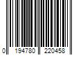 Barcode Image for UPC code 0194780220458. Product Name: Utilitech 1-ft 8000-Lumen Black 3-Light LED Diffuser Garage Shop Light | Z-JG-80AL