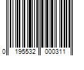 Barcode Image for UPC code 0195532000311. Product Name: Kobalt 24V 7-in-Blade Cordless Wet Tabletop Sliding Table Tile Saw (Battery Included) | KTST 4024A-03