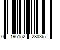 Barcode Image for UPC code 0196152280367. Product Name: Nike Force Zoom Trout 8 Pro Metal Baseball Cleats, Size 13, Grey/White