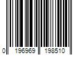 Barcode Image for UPC code 0196969198510. Product Name: Toddler Jordan 1 Retro High OG Sneaker Black / Royal Blue-White FD1413-042  Size 8-US