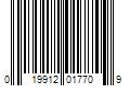 Barcode Image for UPC code 019912017709