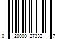 Barcode Image for UPC code 020000273327