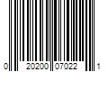 Barcode Image for UPC code 020200070221