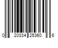 Barcode Image for UPC code 020334253606. Product Name: Traxxas Steering Blocks/Spindles (2)