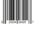 Barcode Image for UPC code 020334284297. Product Name: Traxxas 5000Mah 7.4V 2S 25C Lipo Battery Udr 2842X