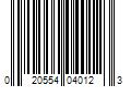 Barcode Image for UPC code 020554040123