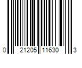 Barcode Image for UPC code 021205116303