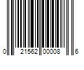 Barcode Image for UPC code 021562000086