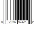 Barcode Image for UPC code 021597924722. Product Name: Plews Edelmann Power Steering Pressure Line Hose Assembly Fits select: 2002-2009 CHEVROLET TRAILBLAZER  2002-2009 GMC ENVOY