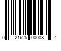 Barcode Image for UPC code 021625000084. Product Name: ACDelco Air Filter