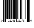 Barcode Image for UPC code 022253252760