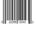 Barcode Image for UPC code 022255120432