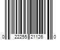 Barcode Image for UPC code 022255211260. Product Name: Shimano Fishing SEDONA C3000HG FI Spinning Reel [SEC3000HGFI]