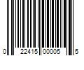 Barcode Image for UPC code 022415000055