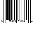 Barcode Image for UPC code 022415031844