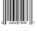 Barcode Image for UPC code 022532709367