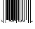 Barcode Image for UPC code 022677202594