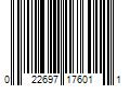 Barcode Image for UPC code 022697176011. Product Name: Attwood 3/8  x 15  Premium Double Braided Nylon Dock Line White 117601-7