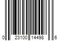 Barcode Image for UPC code 023100144986. Product Name: Mars Petcare Temptations Block Party BBQ Dry Cat Food  3.15 lb Bag