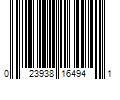 Barcode Image for UPC code 023938164941