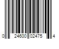 Barcode Image for UPC code 024600024754. Product Name: Morton 20-lb Water Softener Salt Block | F124750000