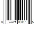 Barcode Image for UPC code 024721000675. Product Name: Irwin 3_ HOLESAW_