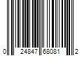 Barcode Image for UPC code 024847680812. Product Name: Briggs & Stratton 5.5 in. x 2.75 in. x 2 in. Air filter