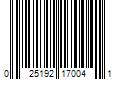 Barcode Image for UPC code 025192170041