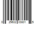 Barcode Image for UPC code 025602038015
