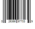 Barcode Image for UPC code 026366977039. Product Name: TrimMaster Black 3/8 in. x 98-1/2 in. PVC L-Shaped Tile Edging Trim