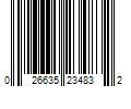 Barcode Image for UPC code 026635234832