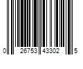 Barcode Image for UPC code 026753433025