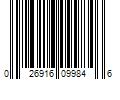 Barcode Image for UPC code 026916099846. Product Name: VHT Dupli-Color ERBQ10000 Professional Rust Barrier  Flat  Black  1 Quart.